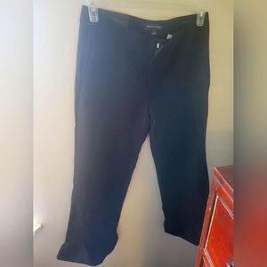 Banana Republic black cropped trouser